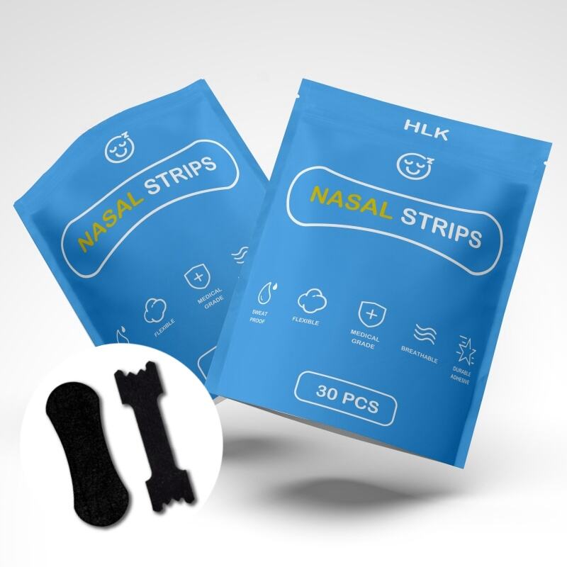 Hypoallergenic Ventilated Nasal Strips – Sensitive Skin Friendly, Relieves Nasal Congestion & Improves Breathing HLK